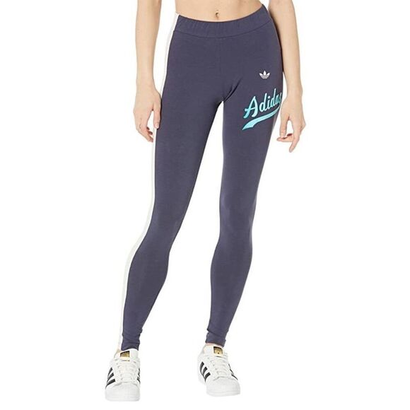 Adidas Womens Modern B Ball Tights Shadow Navy Size S - Picture 1 of 3